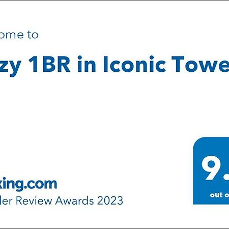 Cozy 1Br In Iconic Tower Apartman Abu Dzabi Kültér fotó